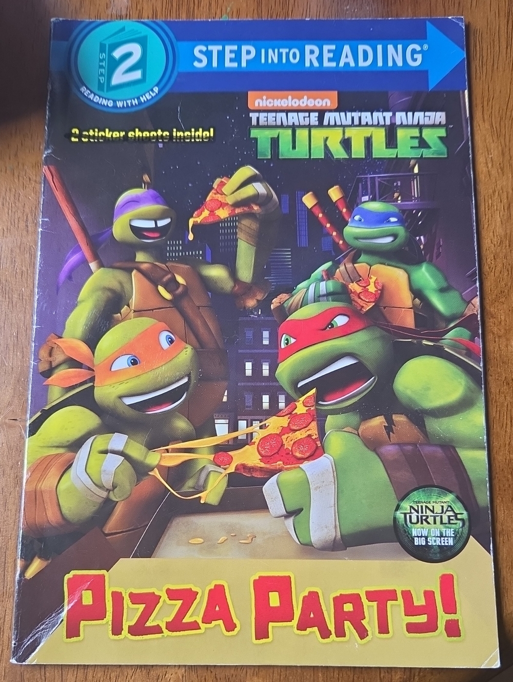 Nickelodeon Teenage Mutant Ninja Turtles Pizza Party! Kids Book - Green